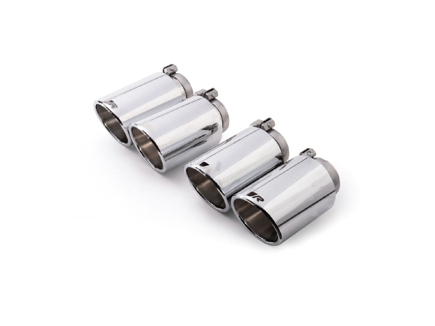 Remus BMW M3/M4 Quad Outlet/Exit Exhaust Tips - F80 F82 G80 G82 Tailpipe Finishers/Trims 98mm 102mm - Chrome, Black Chrome, Carbon Insert - Fits M3, M4 & Competition, OPF/GPF - Stainless Steel Muffler/Exhaust Tip Kit