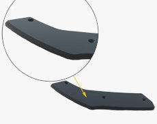 Maxton Design - Street Pro Rear Side Splitters Hyundai Veloster N Mk2
