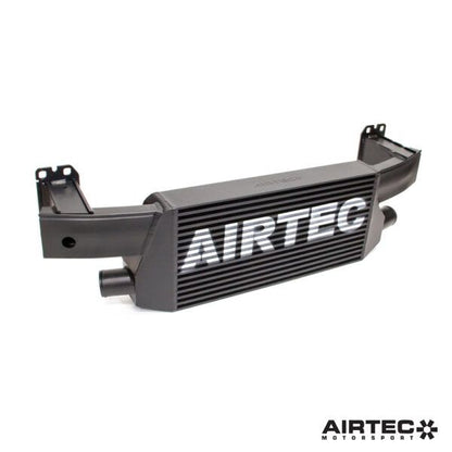 AIRTEC Motorsport Front Mount Intercooler / Charge Cooler Kit for Audi RSQ3 8U (RS Q3 2.5 TFSI, 2013-2018) - Pro-Series 90mm Single Pass Bar & Plate Core, Black - Direct Fit FMIC Upgrade with Integrated Crash Bar - Uprated Stage 1/2 Cooling