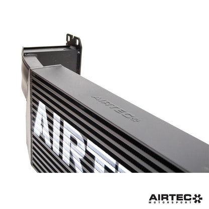 AIRTEC Motorsport Front Mount Intercooler / Charge Cooler Kit for Audi RSQ3 8U (RS Q3 2.5 TFSI, 2013-2018) - Pro-Series 90mm Single Pass Bar & Plate Core, Black - Direct Fit FMIC Upgrade with Integrated Crash Bar - Uprated Stage 1/2 Cooling