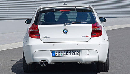 AC Schnitzer Twin Exit Chrome Exhaust Tip Tailpipe Finisher for BMW 1 Series E81/E87 116d 118d 120d (03/2007-on) - Twin Outlet Back Box Tail Pipe Trim for 1er Diesel Hatchback