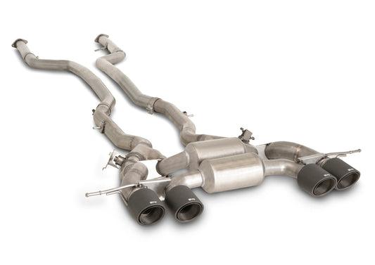 Remus Performance Valved Cat-Back (Catback) Exhaust for BMW M3 G80/M3 Competition, M4 G82/M4 Competition & M2 G87 S58 | Downpipe-Back GPF/OPF-Back Racing System | Stainless Steel | Secondary Cat Delete Option | Part 081023 1510-7