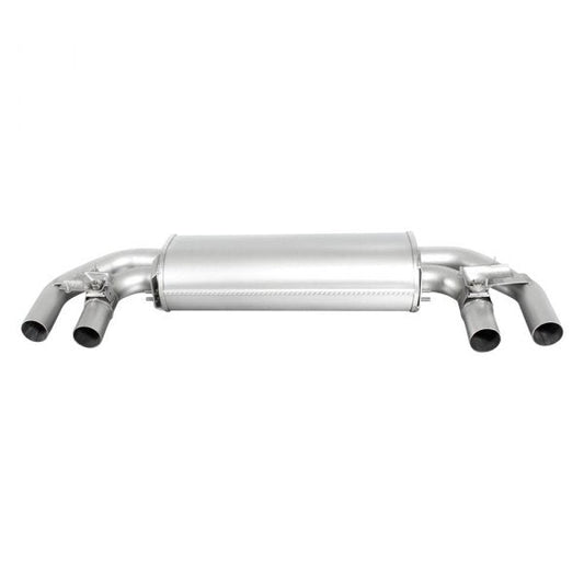 Remus Valved Rear Silencer/Back Box Axle-Back Exhaust for VW Golf R Mk7/7R 2.0 TSI/TFSI 4Motion CJX | Stainless Steel 76mm Sports Muffler | ECE Approved, OEM Valve Control | Fits MQB | Part 956014 0500