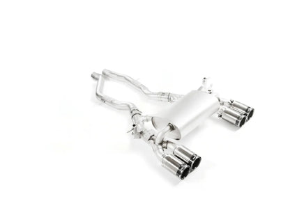 Remus BMW M2 Competition (F87/F87N, 2018+) Axle Back Exhaust  EC Approved Stainless Steel, Optional Carbon Tips