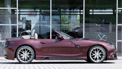 Genuine Rieger BMW Z4 E85 Roadster Front Bumper (2003-2005 Pre-Facelift)  German-Made ABS, Fog Light Recess  Part 00050500