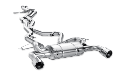 Akrapovic Evolution Line Titanium Cat-Back/Catback Performance Exhaust for BMW 335i E90/E91 3 Series (Saloon/Sedan & Touring/Wagon) - Dual Titanium Tips, Sport Exhaust Muffler Rear Silencer N54 3.0 Twin Turbo