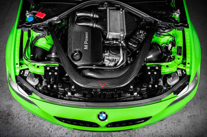Eventuri Carbon Fibre Charge Pipes for BMW S55 F8X – M3 F80, M4 F82/F83, M2 Competition/CS F87 | Boost/Intercooler/Turbo Outlet Hot-Side Pipe Upgrade | Direct Replacement