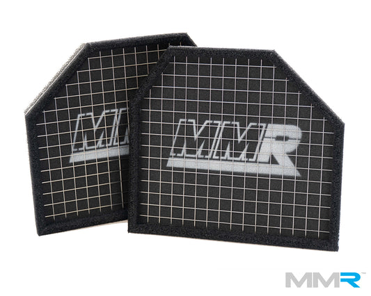 MMR Performance Elite Series Panel Air Filter for BMW S55 (F8X) - F80 M3, F82/F83 M4, F87 M2 Competition - High-Flow Reusable Foam Drop-In OEM Replacement