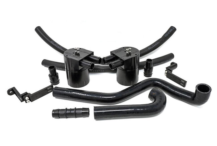 Burger Motorsports BMS S63TU Oil Catch Can BMS076 - Double Baffle PCV Blow-By Separator for BMW F10 M5 & F06/F12/F13 M6 (Discontinued - Alternative Available)