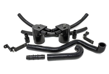 Burger Motorsports BMS S63TU Oil Catch Can BMS076 - Double Baffle PCV Blow-By Separator for BMW F10 M5 & F06/F12/F13 M6 (Discontinued - Alternative Available)