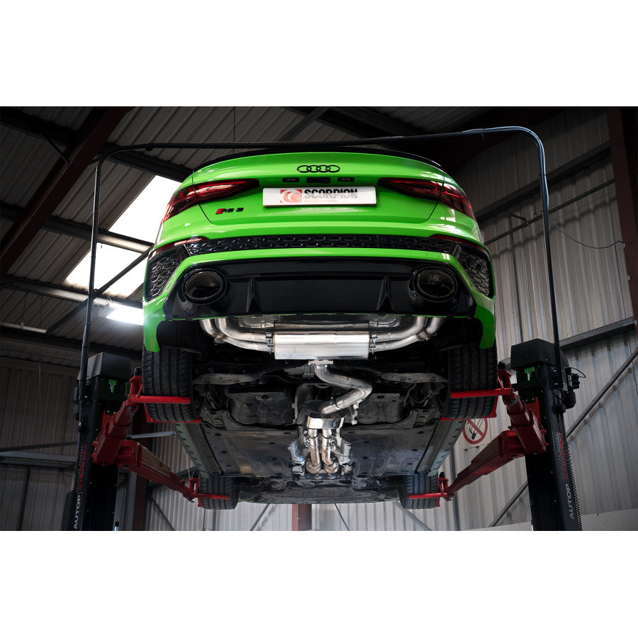 Scorpion Exhausts - Audi RS3 8Y SEDAN / SALOON (None GPF models) Cat back Exhaust system  (Multiple Options)