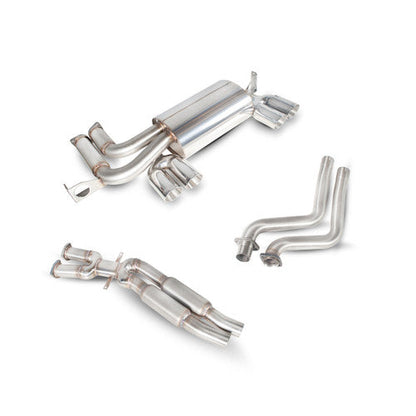 Scorpion Exhausts BMW E46 M3 2001-2006 Cat-Back / Rear Section Stainless 2.5in 63.5mm Performance Back Box / Rear Silencer, Bolt-On to OEM, UK Made Sports Exhaust for Coupe & Convertible