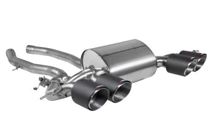 Scorpion Half System Axle-Back Rear Exhaust Back Box for BMW M3 G80 & M4 G82 (incl. Competition) 2021+ | G8x Muffler/Rear Silencer Upgrade | Ascari 114mm Tips | 70mm (2.75") Pipework | PN SBM084CF