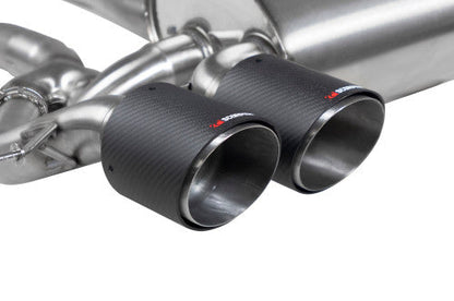 Scorpion Half System Axle-Back Rear Exhaust Back Box for BMW M3 G80 & M4 G82 (incl. Competition) 2021+ | G8x Muffler/Rear Silencer Upgrade | Ascari 114mm Tips | 70mm (2.75") Pipework | PN SBM084CF
