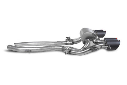 Scorpion Half System Axle-Back Rear Exhaust Back Box for BMW M3 G80 & M4 G82 (incl. Competition) 2021+ | G8x Muffler/Rear Silencer Upgrade | Ascari 114mm Tips | 70mm (2.75") Pipework | PN SBM084CF