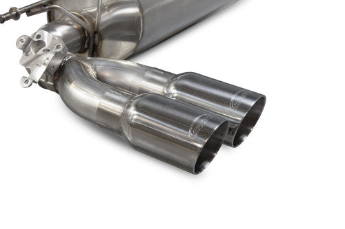 Scorpion Valved GPF/OPF-Back Exhaust for BMW 1 Series 128ti F40 (2021) – Active/Switchable Back Box Axle-Back, 70mm, Daytona 114mm Tips – Performance Rear Section – Part SBM085