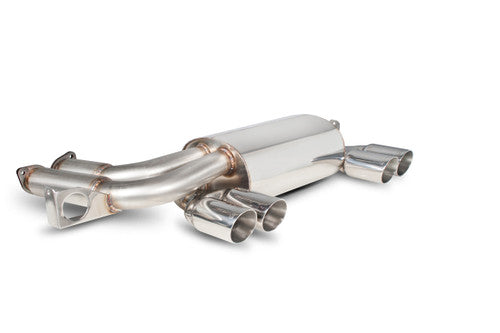 Scorpion Rear Silencer Back Box (Axle-Back) Exhaust for BMW M3 E46 3.2 S54 2001–2006 | Direct Fit Rear Muffler / Rear Section | 63.5mm (2.5") | Fits OEM or Scorpion Centre Section | UK Made Performance Tail Section