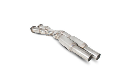 Scorpion BMW M3 E46 2001-2006 Exhaust Mid Pipe / Centre/Center Section (Section 2, 2.5in 63.5mm) - Performance Middle Link Pipe, Cat-Back Centre Replacement, S54 Stainless Upgrade - Direct-Fit Bolt-On with OEM & Scorpion Rear Sections - UK Made