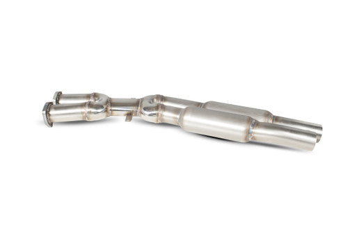 Scorpion BMW M3 E46 2001-2006 Exhaust Mid Pipe / Centre/Center Section (Section 2, 2.5in 63.5mm) - Performance Middle Link Pipe, Cat-Back Centre Replacement, S54 Stainless Upgrade - Direct-Fit Bolt-On with OEM & Scorpion Rear Sections - UK Made