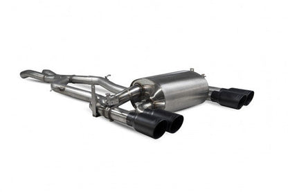 Scorpion Exhausts Non-res cat-back system with electronic valves Valved Black Ceramic Tailipes - F80 M3 2014 - 2018