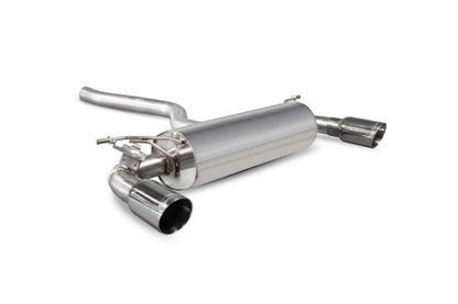 Scorpion SBMS082 Valved GPF/OPF Axle-Back Back Box Exhaust for BMW 1 Series M140i F20/F21 (2018+) – Active Electronic Valve Rear Silencer/Muffler Upgrade, 80mm Pipe, Daytona 100mm Tips