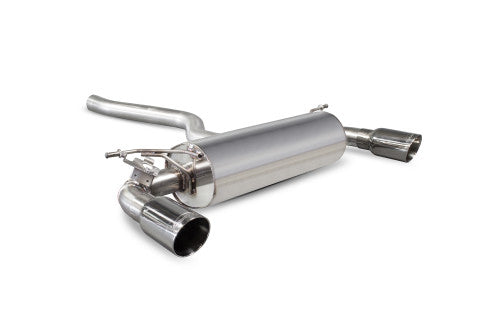 Scorpion SBMS082 Valved GPF/OPF Axle-Back Back Box Exhaust for BMW 1 Series M140i F20/F21 (2018+) – Active Electronic Valve Rear Silencer/Muffler Upgrade, 80mm Pipe, Daytona 100mm Tips