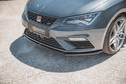 Maxton Design - FRONT SPLITTER V4 SEAT LEON CUPRA/ FR MK3 FACELIFT (2017-2020)