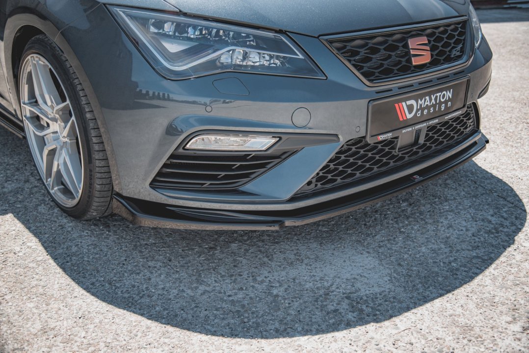 Maxton Design - FRONT SPLITTER V5 SEAT LEON CUPRA/ FR MK3 FACELIFT (2017-2019)