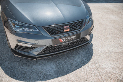Maxton Design - FRONT SPLITTER V6 SEAT LEON CUPRA/ FR MK3 FACELIFT (2017-2019)