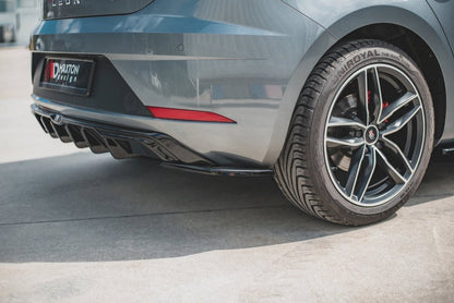 Maxton Design - REAR SIDE SPLITTERS SEAT LEON MK3 FR FACELIFT (2016-2020)