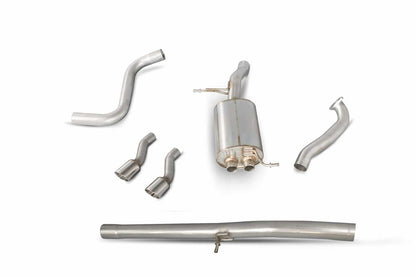 Scorpion Ford Fiesta MK7 1.0L EcoBoost  Non-Resonated Cat-Back Exhaust
