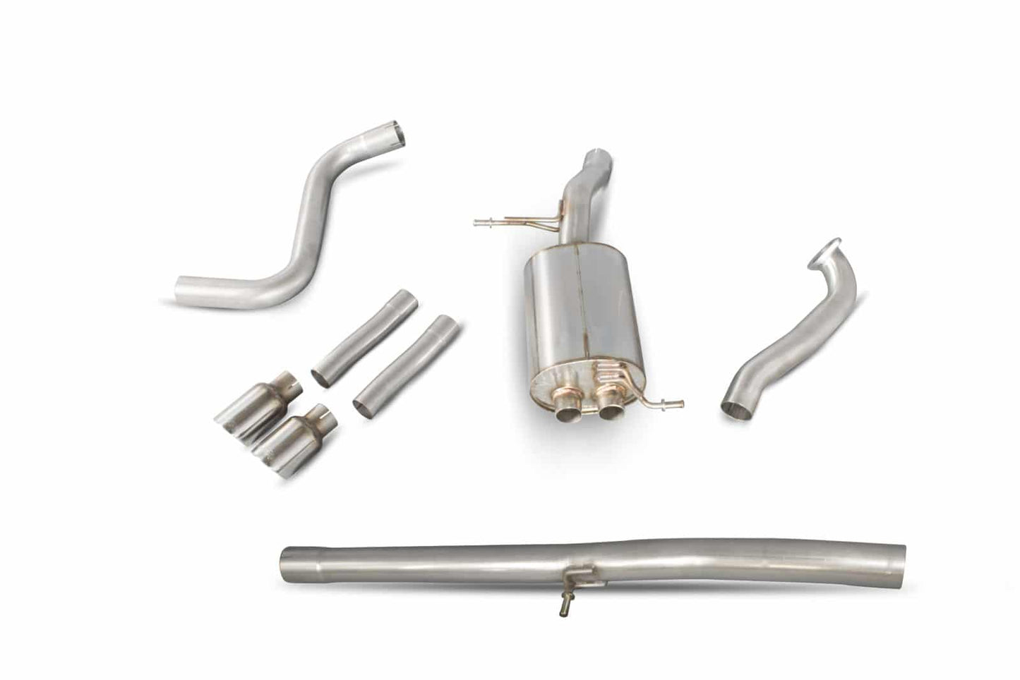 Scorpion Ford Fiesta MK7 1.0L EcoBoost  Non-Resonated Cat-Back Exhaust