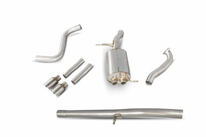 Scorpion Ford Fiesta MK7 1.0L EcoBoost  Non-Resonated Cat-Back Exhaust