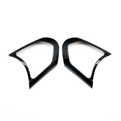 SHFT BMW F Series Steering Wheel Button Trim In Gloss Carbon Fibre Look