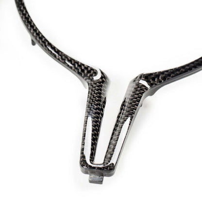 SHFT BMW F Series M Steering Wheel Trim Insert In Gloss Carbon Fibre