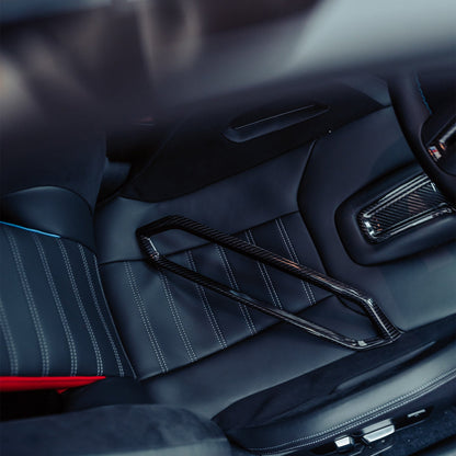 SHFT BMW M2/M3/M4 LCI Interior Centre Air Vent Trim In Gloss Carbon Fibre (G80/G81/G82/G83/G87)
