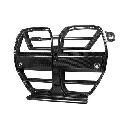 SooQoo BMW M3/M4 SQ-GT Front Grille In Gloss Pre Preg Carbon Fibre (G80/G81/G82/G83)