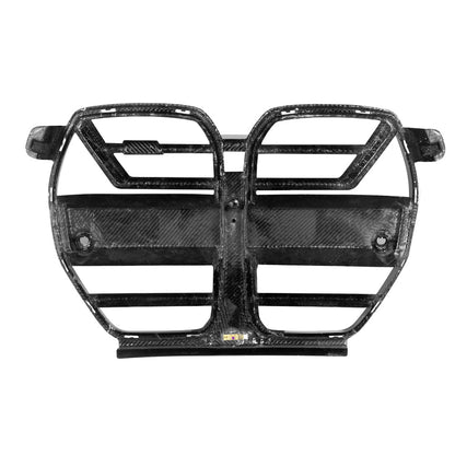 SooQoo BMW M3/M4 SQ-GT Front Grille In Gloss Pre Preg Carbon Fibre (G80/G81/G82/G83)