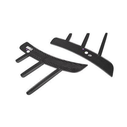 SooQoo BMW G22 G23 4 Series Front Side Fender Trims In Gloss Carbon Fibre