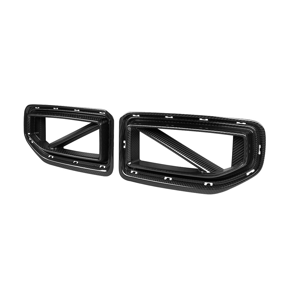 SooQoo BMW G87 M2 Front Grilles In Gloss Carbon Fibre