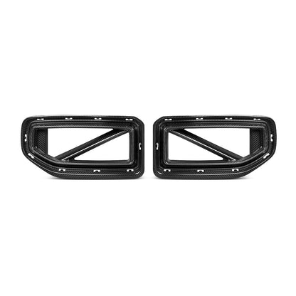 SooQoo BMW G87 M2 Front Grilles In Gloss Carbon Fibre
