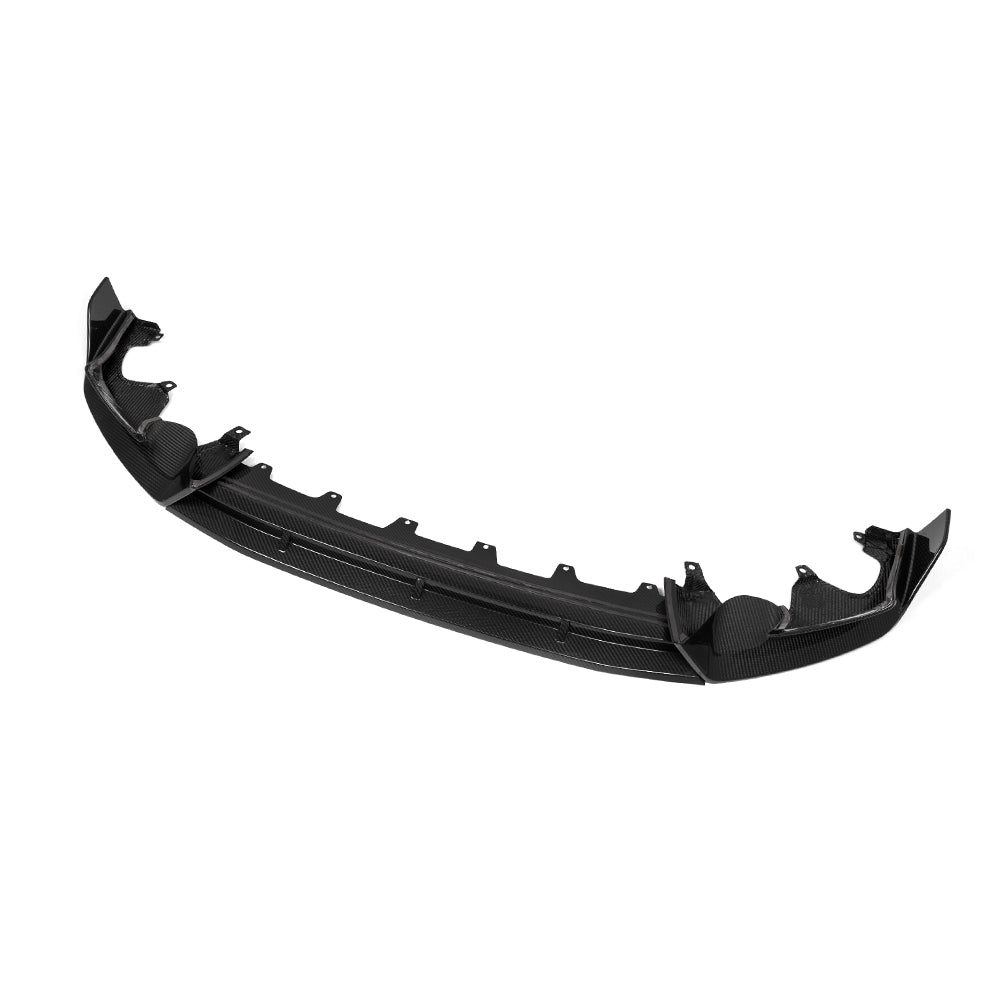 SooQoo BMW X3 G01 / X4 G02 LCI Front Splitter In Gloss Carbon Fibre