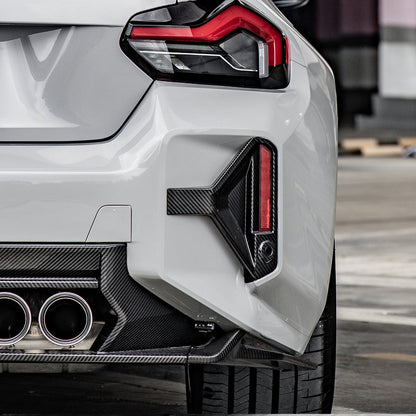 SooQoo BMW G87 M2 Rear Diffuser In Gloss Carbon Fibre