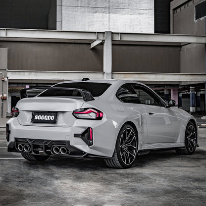 SooQoo BMW G87 M2 Rear Diffuser In Gloss Carbon Fibre