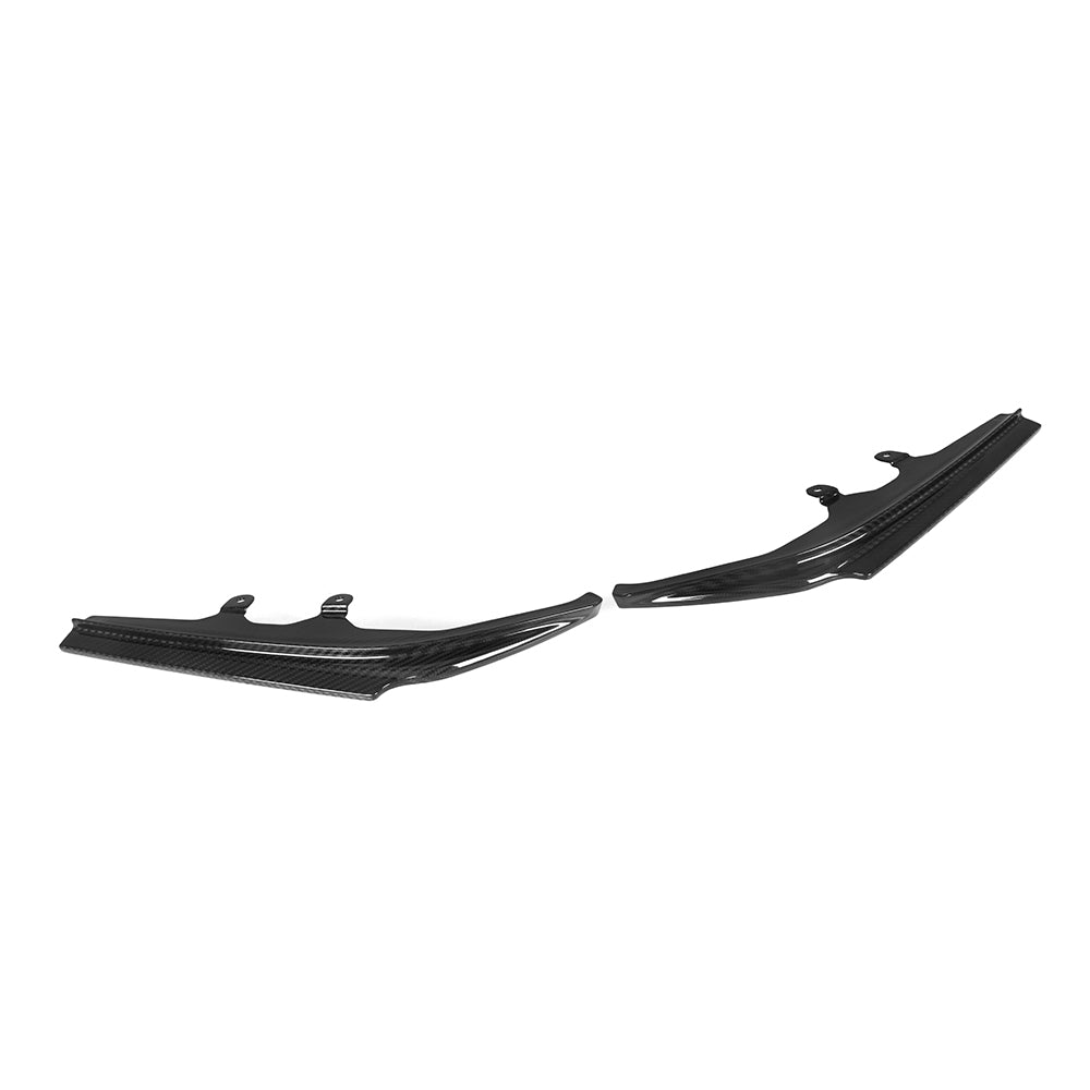 SooQoo BMW G42 M240i Rear Side Splitters In Gloss Carbon Fibre