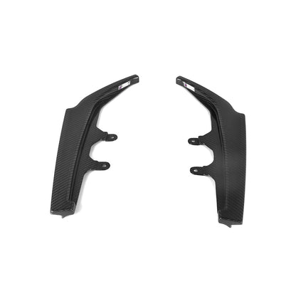 SooQoo BMW G42 M240i Rear Side Splitters In Gloss Carbon Fibre