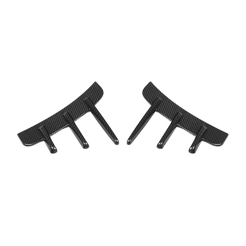 SooQoo BMW G22 G23 4 Series Rear Side Fender Trims In Gloss Carbon Fibre