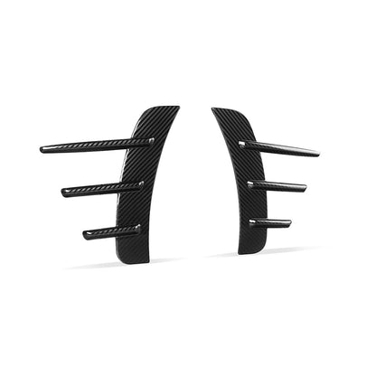 SooQoo BMW G22 G23 4 Series Rear Side Fender Trims In Gloss Carbon Fibre