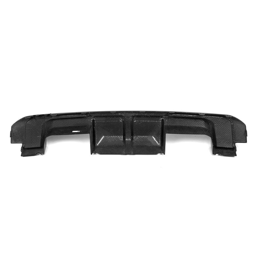 SooQoo BMW G82 & G83 M4 Rear Diffuser + Rear Splitters In Gloss Carbon Fibre