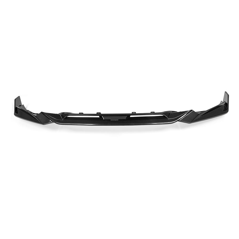 SooQoo BMW G05 X5 LCI Front Splitter In Gloss Carbon Fibre